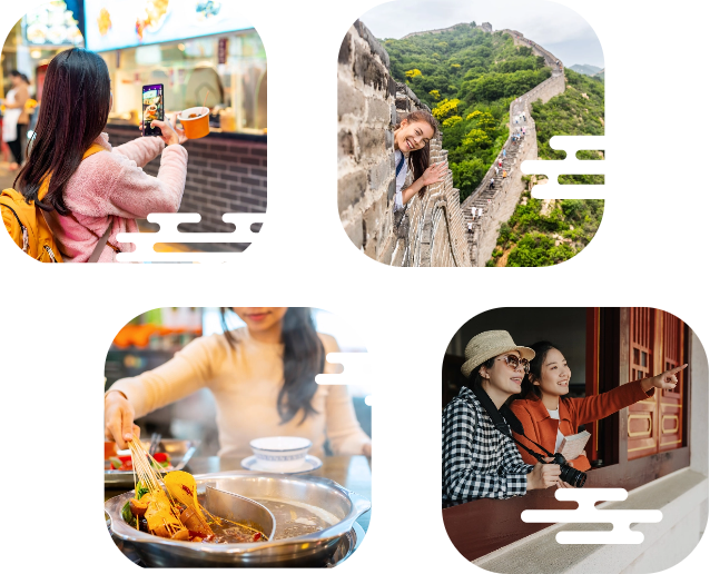 people exploring the world